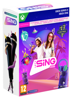 Гра Xbox One/Series Let's Sing 2025 + 2 мікрофона (Blu-ray диск) (4020628582074)