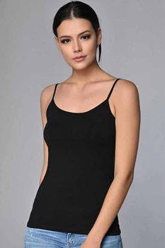 Хлопковая майка на тонких бретельках SEVIM 3859 2XL
