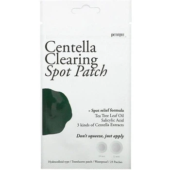 Патчи точечного применения PETITFEE Centella Clearing Spot Patch для ухода за проблемными участками кожи, 23 шт