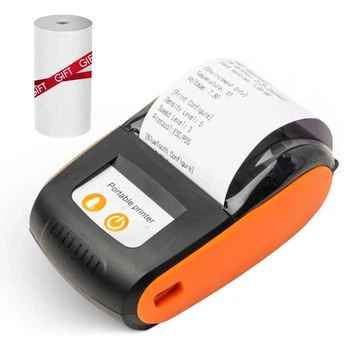 Мобильный портативный термопринтер Goojprt PT-210 для печати чеков 58 мм с Bluetooth USB , pos принтер