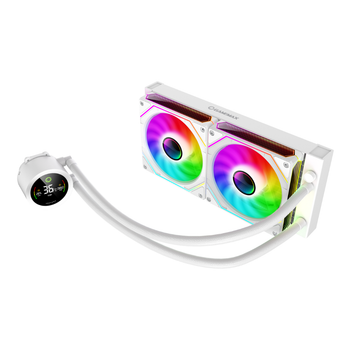 Кулер для процессора GameMax IceBurg 240 Infinity с подсветкой Белый