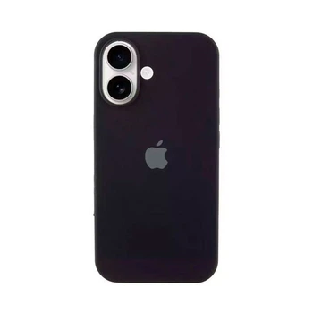 Силиконовий чохол для iPhone 16 Plus Black FULL 68624