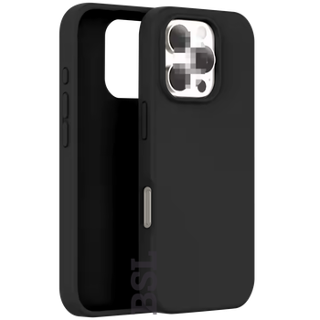 Силиконовый чехол для iPhone 16 Pro Fruct Silicon Case Full Cover Black