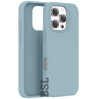 Силіконовий чохол для iPhone 16 Pro Fruct Silicon Case Full Cover Sky Blue
