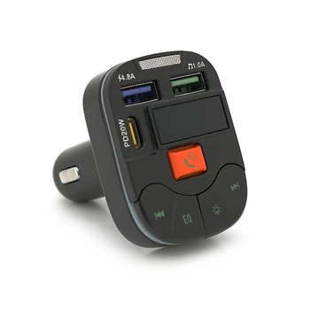 FM- модулятор Q19 с эквалайзером, 3.1A, USB, TF, 55.5х41.5х37.5