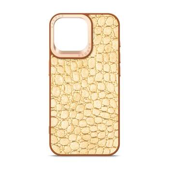 Чохол Harder Crocosaur для Apple iPhone 15 Pro Max Beige (ARM76709)