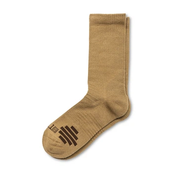 Шкарпетки тактичні 5.11 Tactical® Duty Ready + Merino Crew Socks S US Dark Coyote