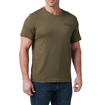 Футболка з малюнком 5.11 Tactical Freedom Fries RANGER GREEN S (76250-186)
