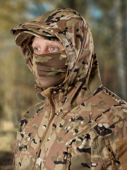 Куртка / вітровка тактична Han Wild Softshell multicam софтшелл Мультикам XL