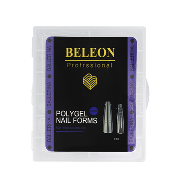 Верхние формы для наращивания ногтей BELEON Ballerina №13 (120шт/уп.)