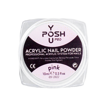 Акрилова пудра для нігтів YouPOSH 10 г No 03 Рожева