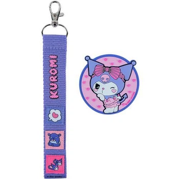 Набор аксессуаров "Kuromi: Бейдж + брелок" (TS01091996238656)