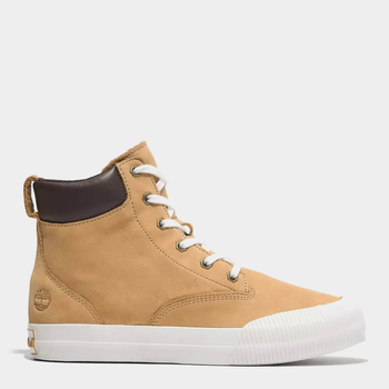 Женские кеды кожаные высокие Timberland TB0A2A7Z754 40 (9US) 26 см Желтые (197065864507)