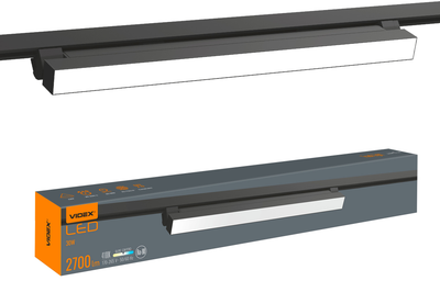Трековый светильник VIDEX TR05 30W 4100K черный (VL-TR05-304B)