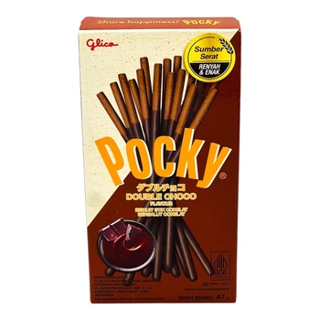 Японські палички в глазурі Pocky Double Chocolate 47 грам