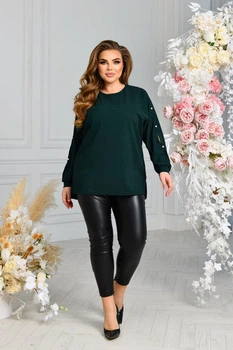 Стрейчева туніка мод FILA - 3694 зелений 64-66