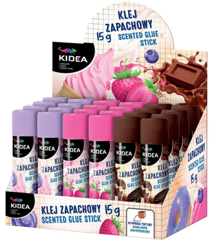 Zestaw klejów-ołówków Derform Kidea Zapachowy 15 g 24 szt (5901130104260)