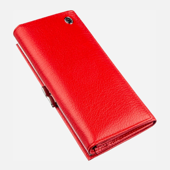 Жіночий гаманець шкіряний ST Leather Accessories 18957 Червоний
