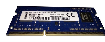 Оперативная память 4 ГБ, DDR3L, для ноутбуков, Kingston (1600 МГц, 1.35 В, CL11, HP16D3LS1KFG/4G) Б/У