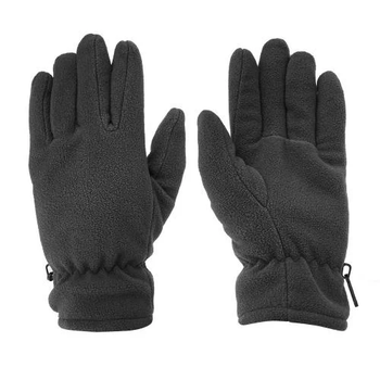 Рукавиці тактичні Mil-Tec флісові S Fingerhandschuhe Fleece Thinsulate Black (12534002-S)