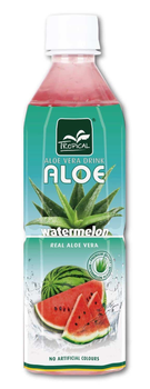 Напій негазований освіжаючий з Алое Вера Tropical Aloe Vera Drink Watermelon з соком кавуна 500мл