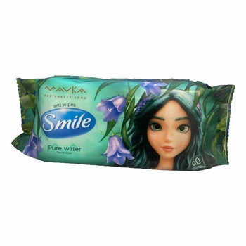 Вологі серветки Smile Pure water 60 шт