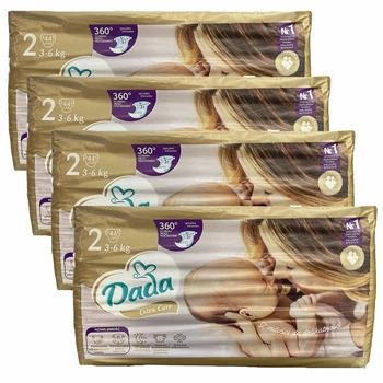 Підгузники Dada Extra Care 2 (3-6 кг) 176 шт