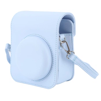 Чехол для фотоаппарата Fujifilm Instax Mini 12 Pastel Blue / Голубой (mrk3637)