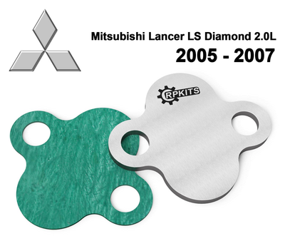 Заглушка клапана EGR Mitsubishi Lancer LS Diamond 2.0L 2005 - 2007