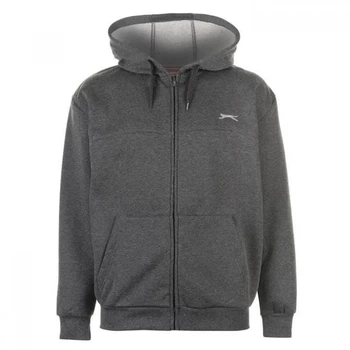 Худі з начосом Slazenger Full Zip Hoody Color: Charcoal Marl XL