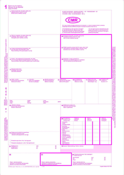 Formularze do nadruku Michalczyk i Prokop CMR Międzynarodowy list przewozowy 800-2N A4 80 arkuszy (5906858010206)