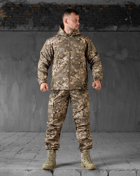 Тактичний зимовий костюм SoftShell Omni-Heat L піксель (89188)