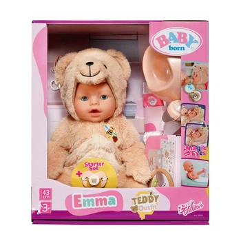 Кукла Baby Born Емма у костюмі ведмедика Zapf Creation 837115