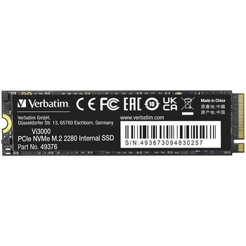 Накопичувач SSD M.2 Verbatim Vi3000 Internal PCIe NVMe M.2 SSD 512GB