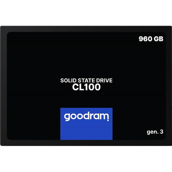 Накопичувач SSD 2.5" GoodRam CL100 Gen.3 960GB SATAIII 3D TLC (SSDPR-CL100-960-G3)