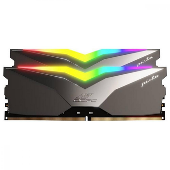 Модуль пам'яті DDR5 64GB (2x 32GB) 6200MHz OCPC PISTA RGB C40 Titan Retail Kit
