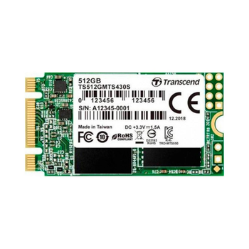 Накопичувач SSD mSATA Transcend MTS430S 512GB SATAIII 3D TLC (TS512GMTS430S)