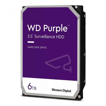 Жорсткий диск 3.5" WD Purple 6TB/5400/256/S3.0 (WD64PURZ)