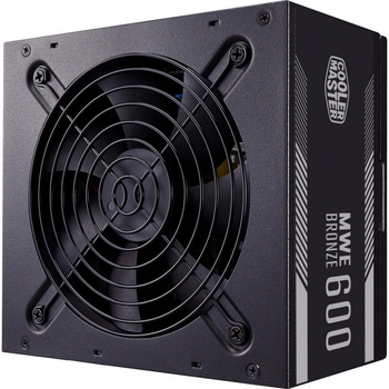Блок живлення Cooler Master MWE 600 Bronze V2600W12cm fana/PFC24+84xPeripheral6xSATA2xPCIe