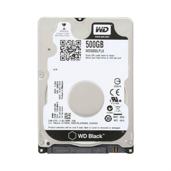 Внутрішній жорсткий диск 2.5" 500GB WD (WD5000LPLX) SATA III 7200 об/хв 32 MB Black