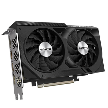 Відеокарта Gigabyte PCI-Ex GeForce RTX 4060 Windforce OC 8GB GDDR6 (128bit) (2475/17000) (2 x HDMI 2 x DisplayPort) (GV-N4060WF2OC-8GD)