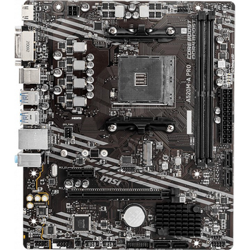 Материнська плата sAM4 MSI A520M-A Pro MicroATX AMD A520 2x DDR4