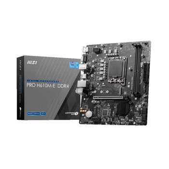 Материнська плата MSI s1700/2DDR5/VGA/HDMI/2PCIe/4SATA/1M.2(PRO H610M-E)
