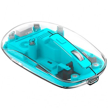 Миша Wireless XO M12 transparent Bluetooth+2.4G USB для пк/ноутбука MAC OS Windows Синій