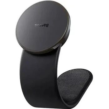 Автомобильный держатель холдер с БЗП Baseus C02 Pro Series Magnetic Wireless Charging Car Mount C40156000111-00 Black