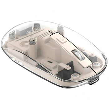 Миша Wireless XO M12 transparent Bluetooth+2.4G USB для пк/ноутбука MAC OS Windows Білий