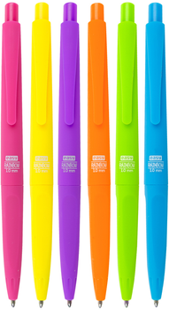 Zestaw długopisów żelowych Easy Stationery Rainbow Automatyczne Niebieski 36 szt (5902693246039)