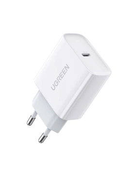 Сетевое зарядное устройство UGREEN CD137 USB-C PD 20W QC4.0 3A White (60450)