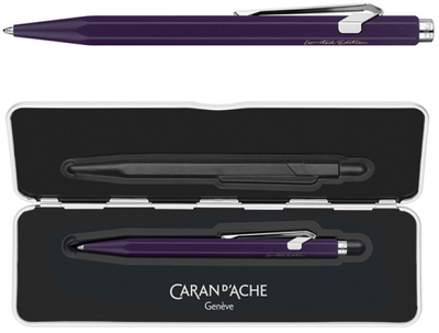 Długopis Caran d'Ache Pen 849 Dark Purple Czarny (7630002350280)