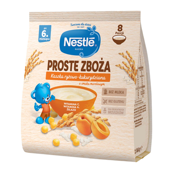 Рисово-кукурудзяна каша Nestle зі смаком абрикоса від 6 місяців, 144 г